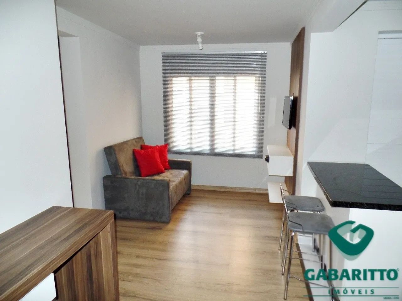 Excelente apartamento mobiliado no centro de Curitiba  Edifício Murano - Foto 2