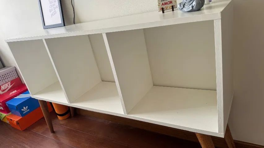 Rack sem porta com pés de madeira - Foto 4