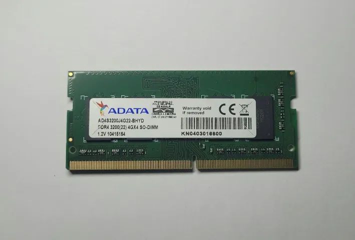 Memória RAM 4GB DDR4 3200MHz notebook