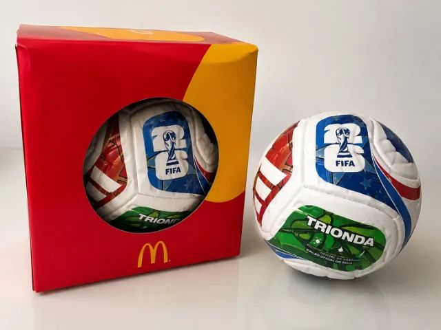 MINI BOLA COPA DO MUNDO McDONALD?S - ITEM COLECIONÁVEL!