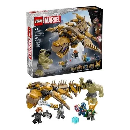 Lego Marvel Os Vingadores Vs Leviatã E Loki 76290