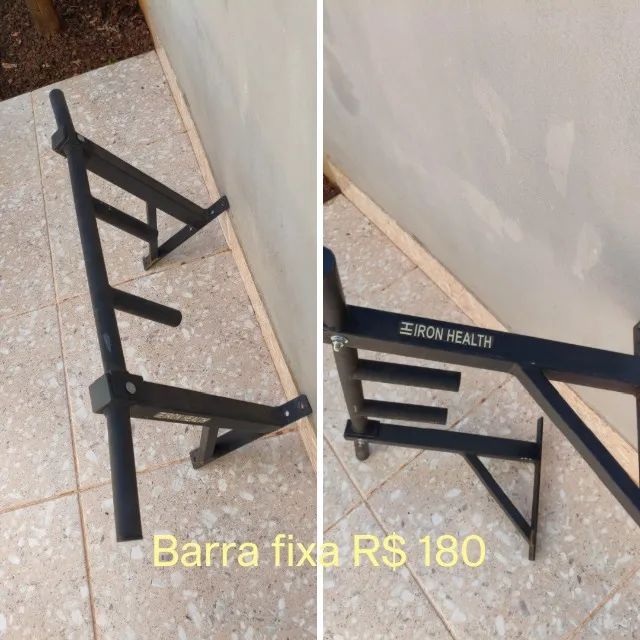 Equipamento de academia, anilhas e barras - Foto 3