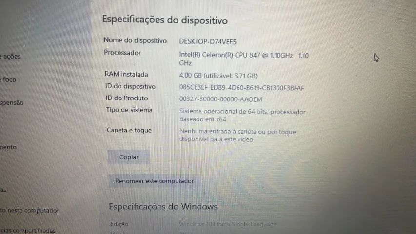 Notebook Samsung NP270E4E - (Celeron) - Branco - Foto 5