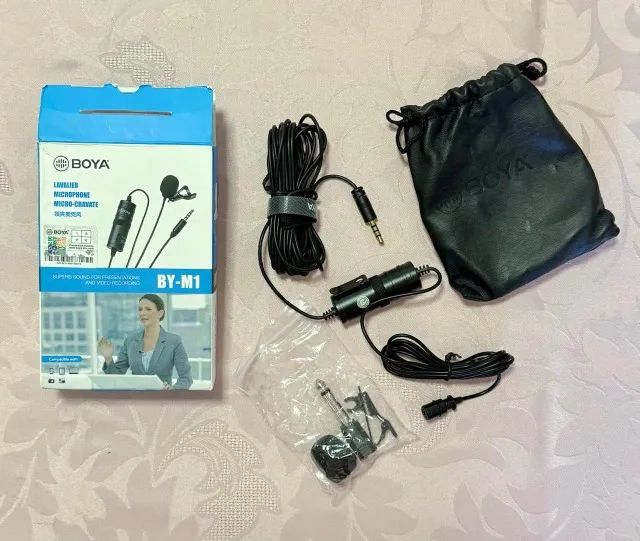 Microfone de Lapela Micro-Gravante Boya - BY-M1