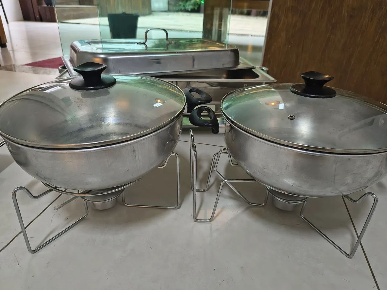 Kit Rechaud panelas buffet  - Foto 3