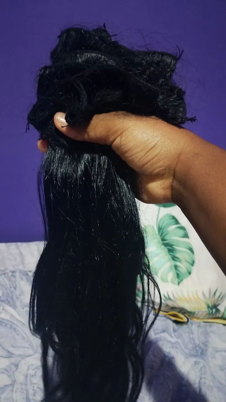 Cabelo humano telado 