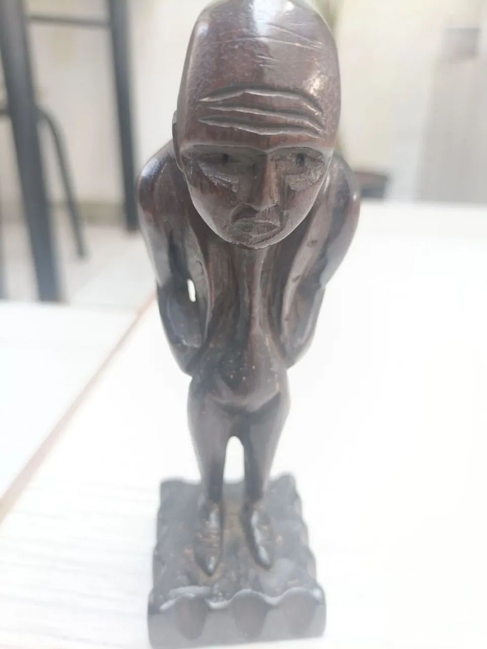Escultura de jacarandá 