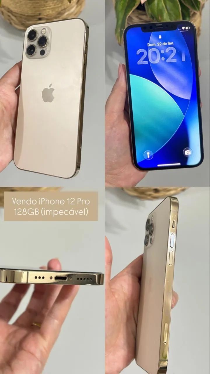 iPhone 12 Pro Dourado 128gb - Celulares e Smartphones - Europa