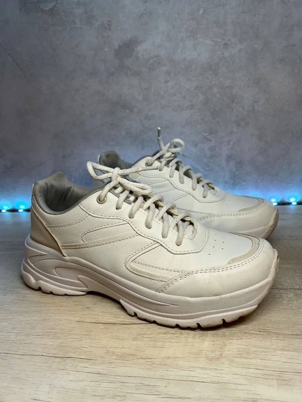 tênis chunky ace c&a branco 39