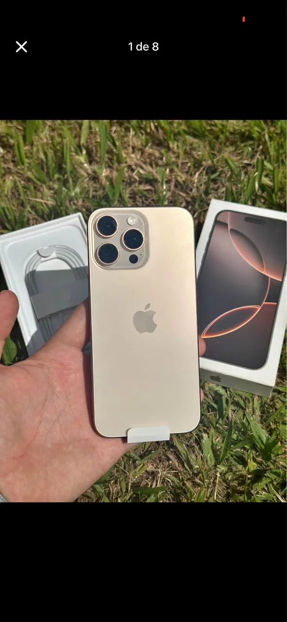 iPhone 16 Promax 256 gb impecável todo original 