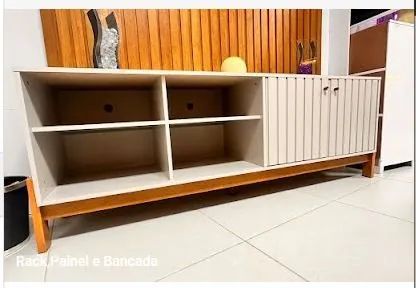 Bancada Holanda 1.85 MDF tvs até 70 - Montagem Grátis  - Foto 2