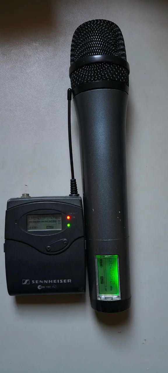 Microfone Sennheiser Ew100 G2 de mão para câmera ou som - Foto 3
