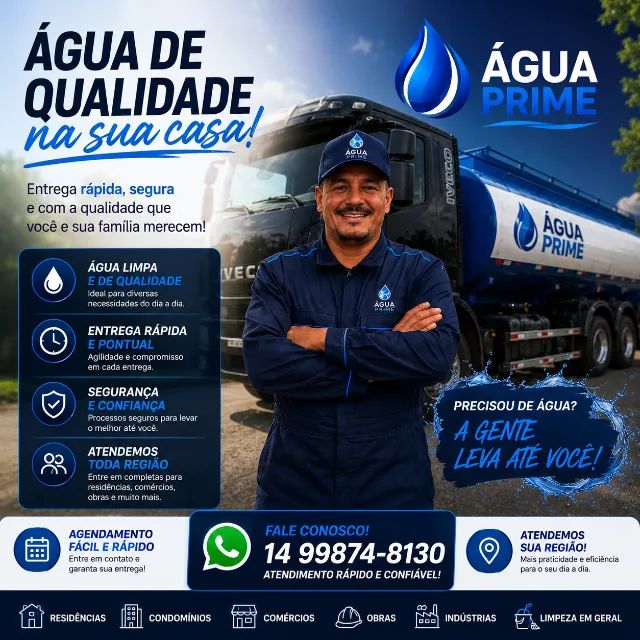 ENTREGA DE ÁGUA EM BAURU - ÁGUA PRIME - Foto 2