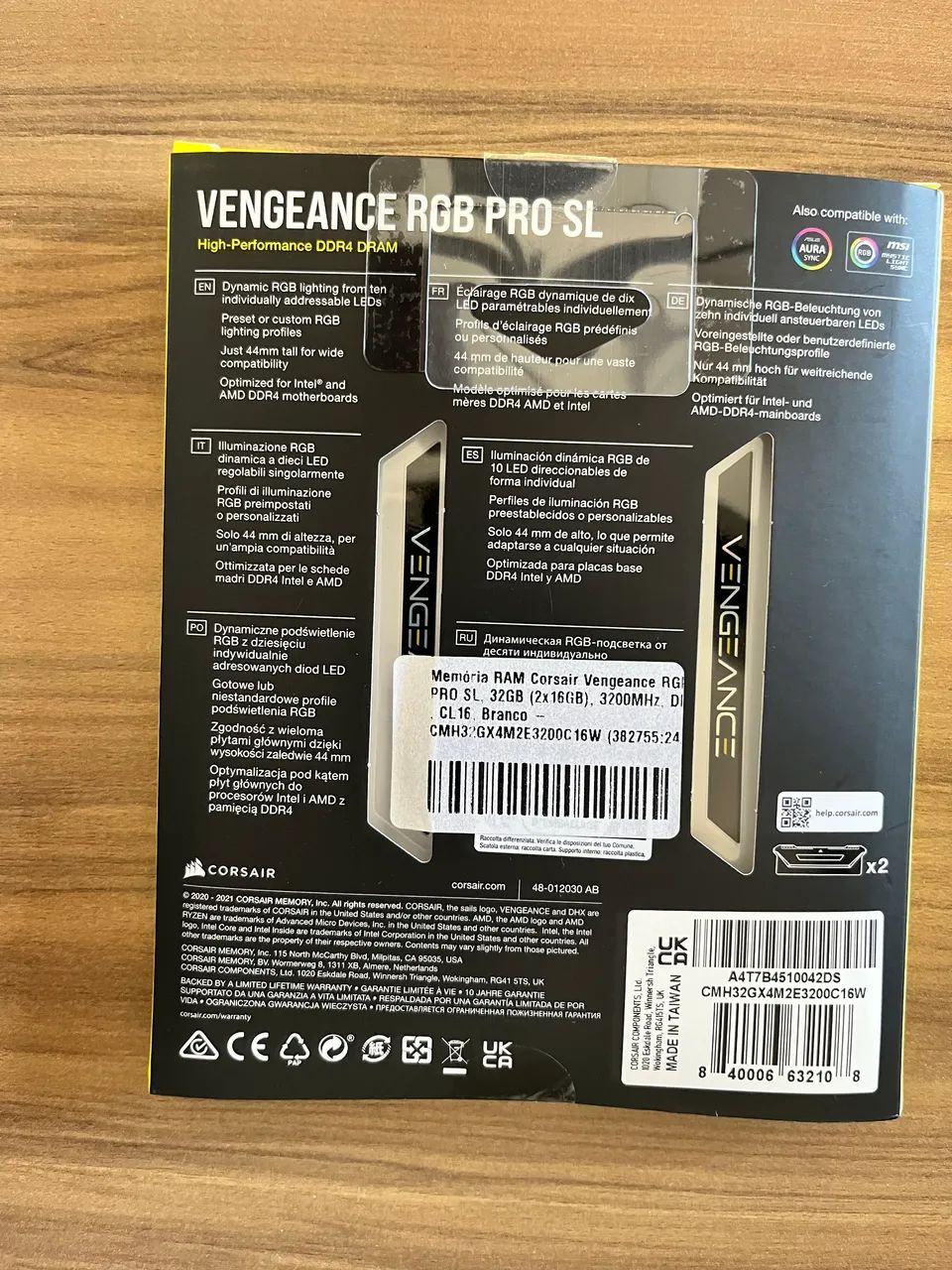 Memória RAM Vengeance 32Gb DDR4 - Foto 3