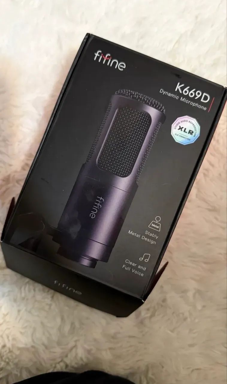 Microfone Fifine K669d Xlr Podcast + Kit Live  - Foto 3