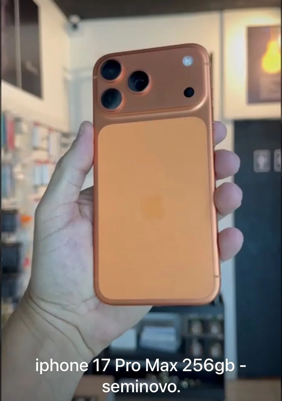 iPhone 17 pro max 94% saúde todo original 256 gb 