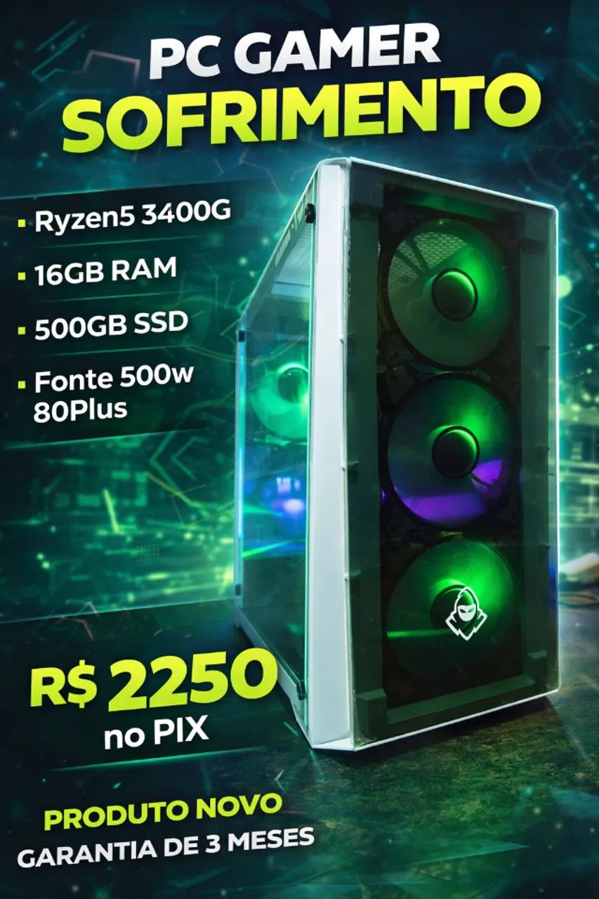 PC GAmer Sofrimento