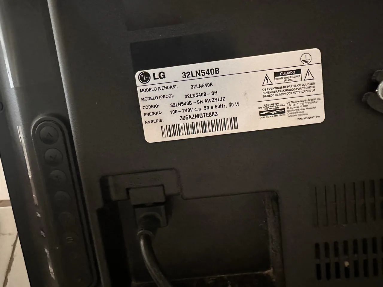 TV LG 32 polegadas 
