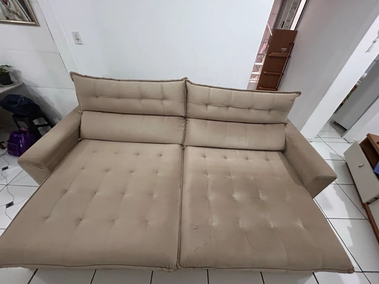 Sofá Retrátil e Reclinável 4 Lugares - Conforto Premium  - Foto 2