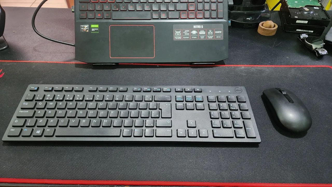 Teclado e Mouse Dell Original. Leia descrição 