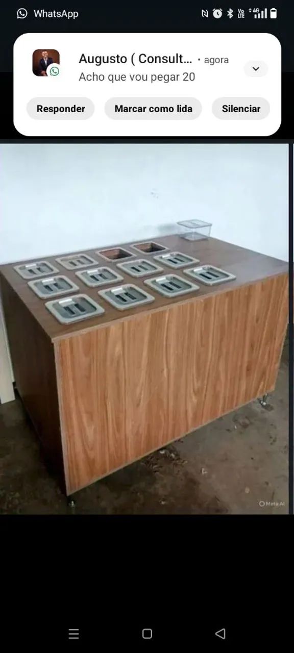   Expositor/ Buffet/ Balcão para sorveteria/ açaiteria/ gelateria, móveis pra cafeteira - Foto 5