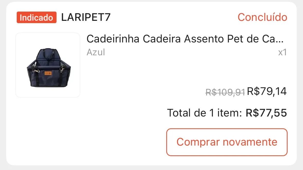 Cadeira cachorro para carro - Foto 2