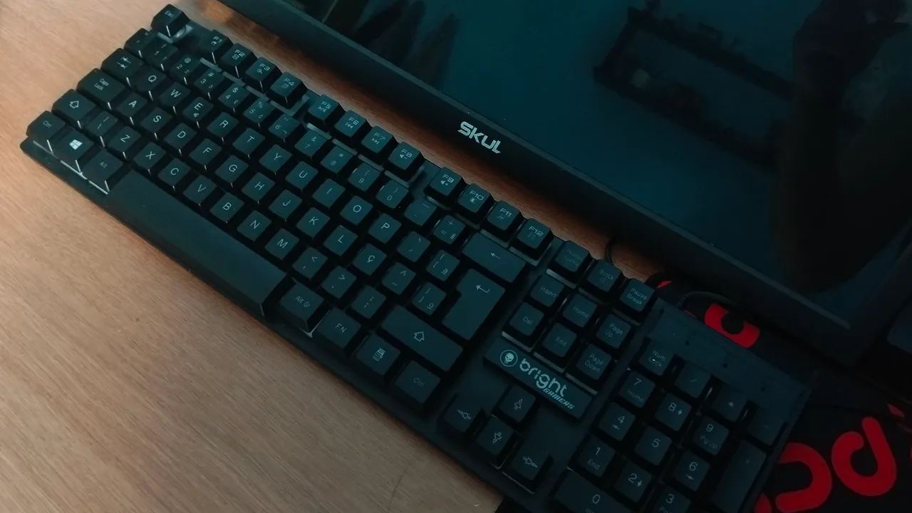 Teclado semi-mecanico da Bright.  - Foto 3