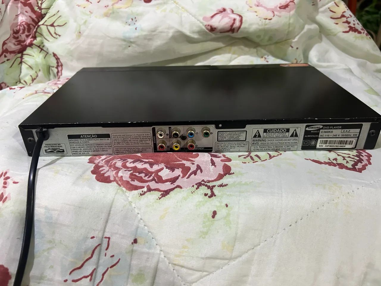 DVD Player Samsung C360KS com Controle Original - Foto 4