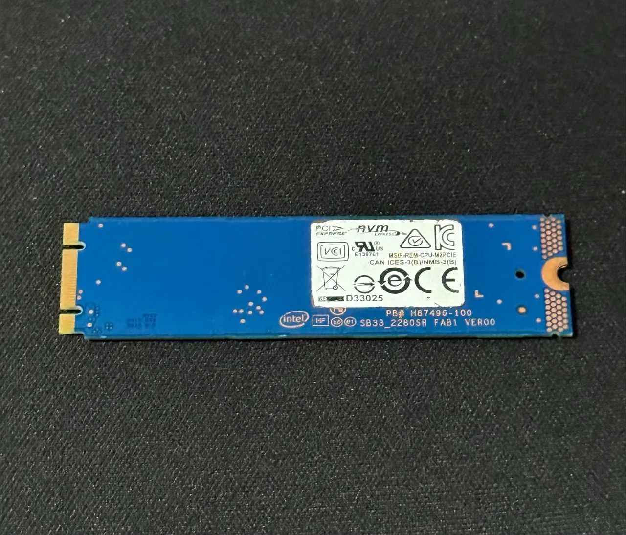 SSD OPTANE 32gb NVME  - Foto 2