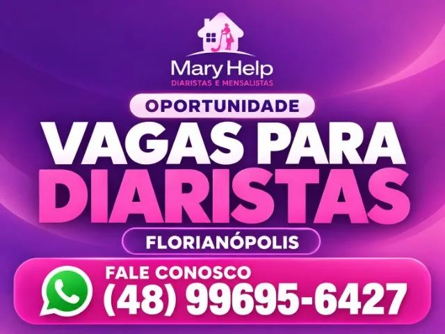 VAGAS FAXINEIRA