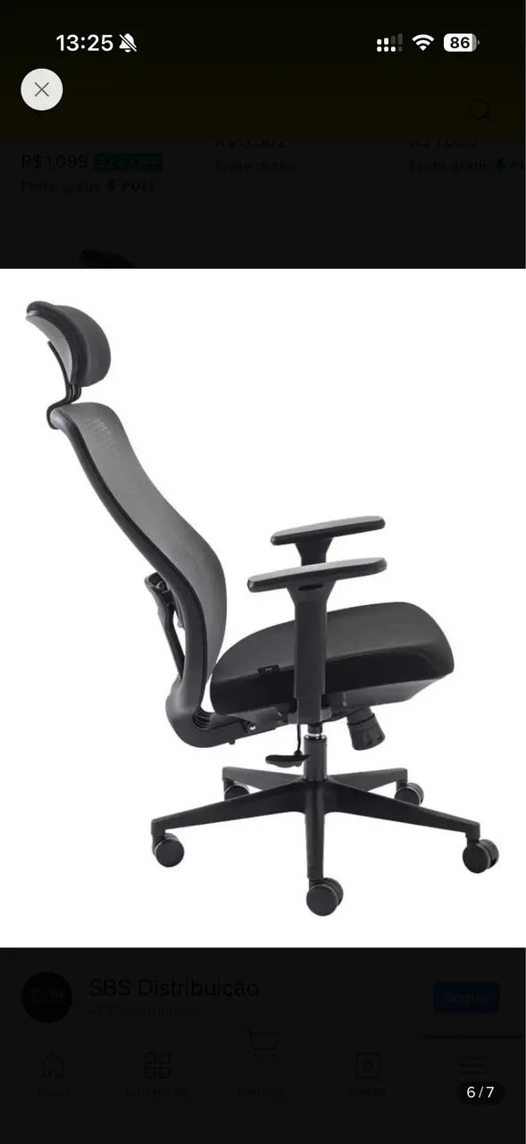 Cadeira gamer ergonômica elements gaming