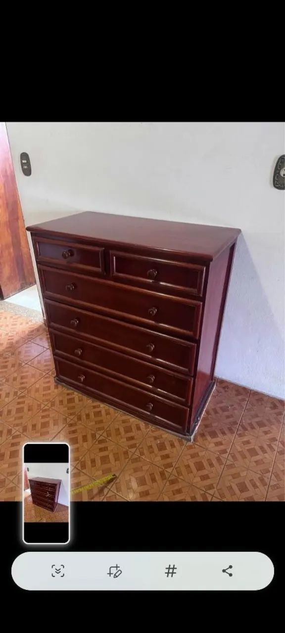 Cômoda com 6 gavetas. - Foto 2