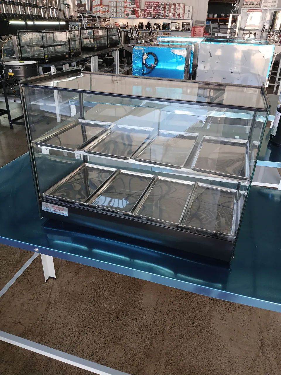 Estufa Quente Quadrada Dupla Salgados 8 Bandejas  - Foto 3