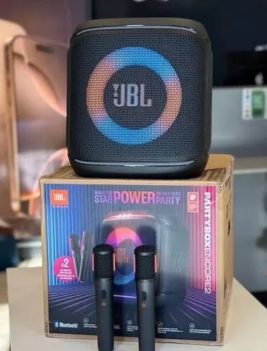 JBL Partybox Encore 2 com microfone  - Foto 4