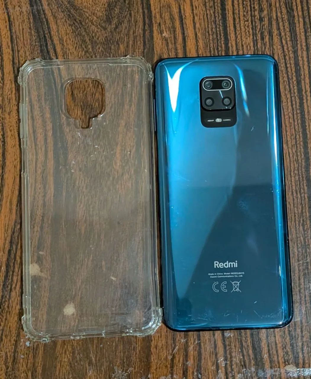 Redmi note 9s azul 128 gb (com capa e película de vidro)