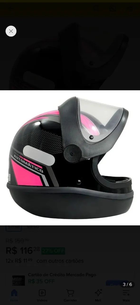 Capacete ebf Novo 
