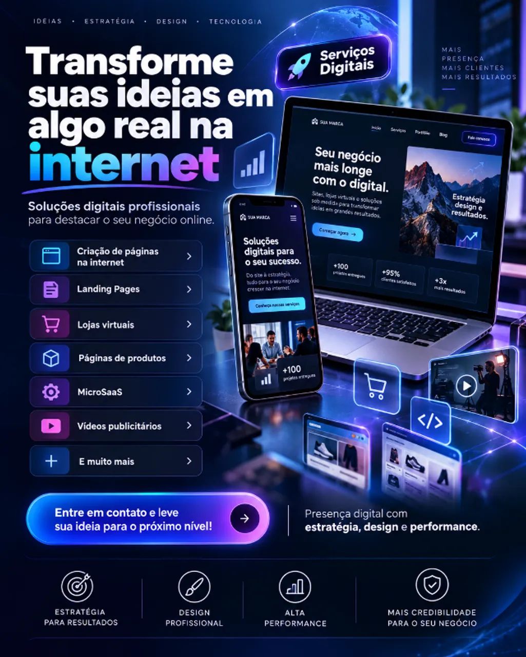 Transforme Suas Ideias em Resultados Digitais - Foto 2