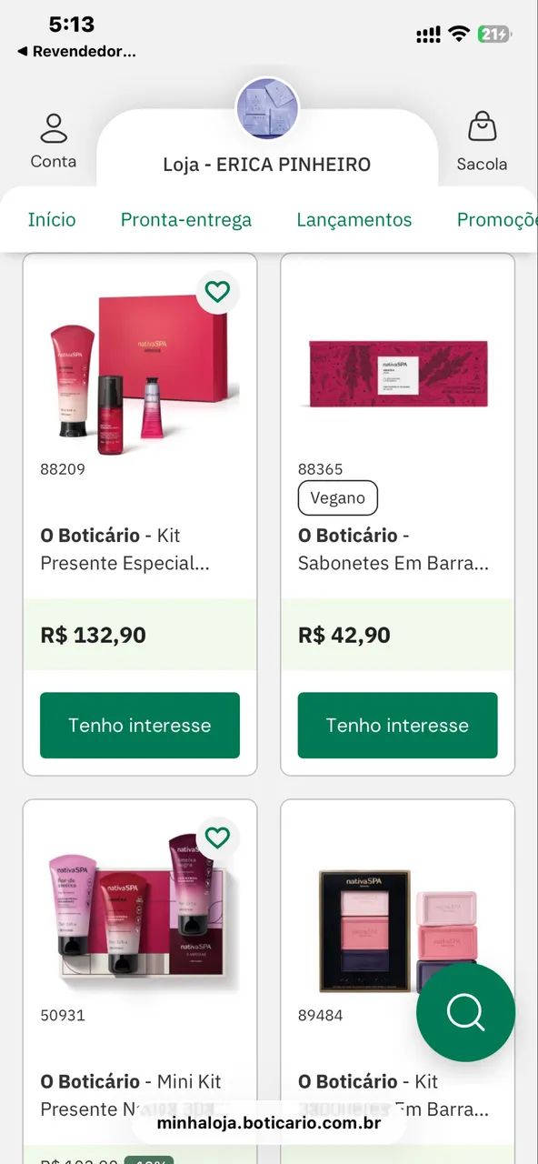 Perfumaria e cosméticos 