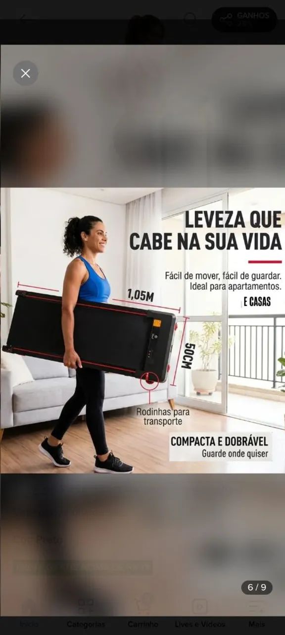 Esteira ergométrica 