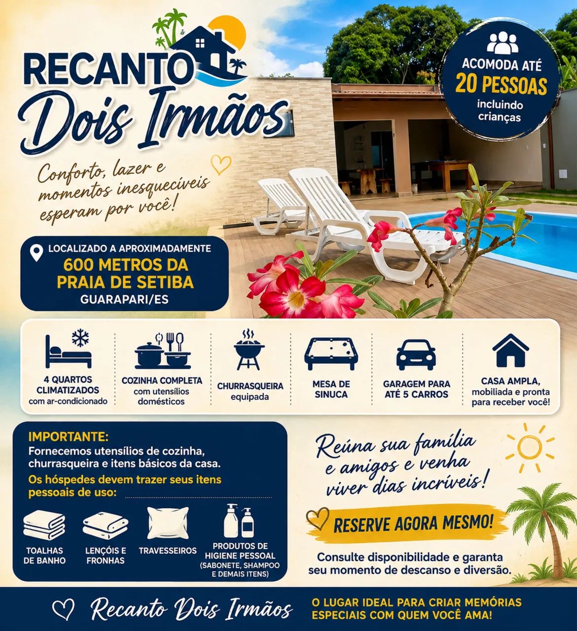 Casa de praia p/ temporada - Foto 8
