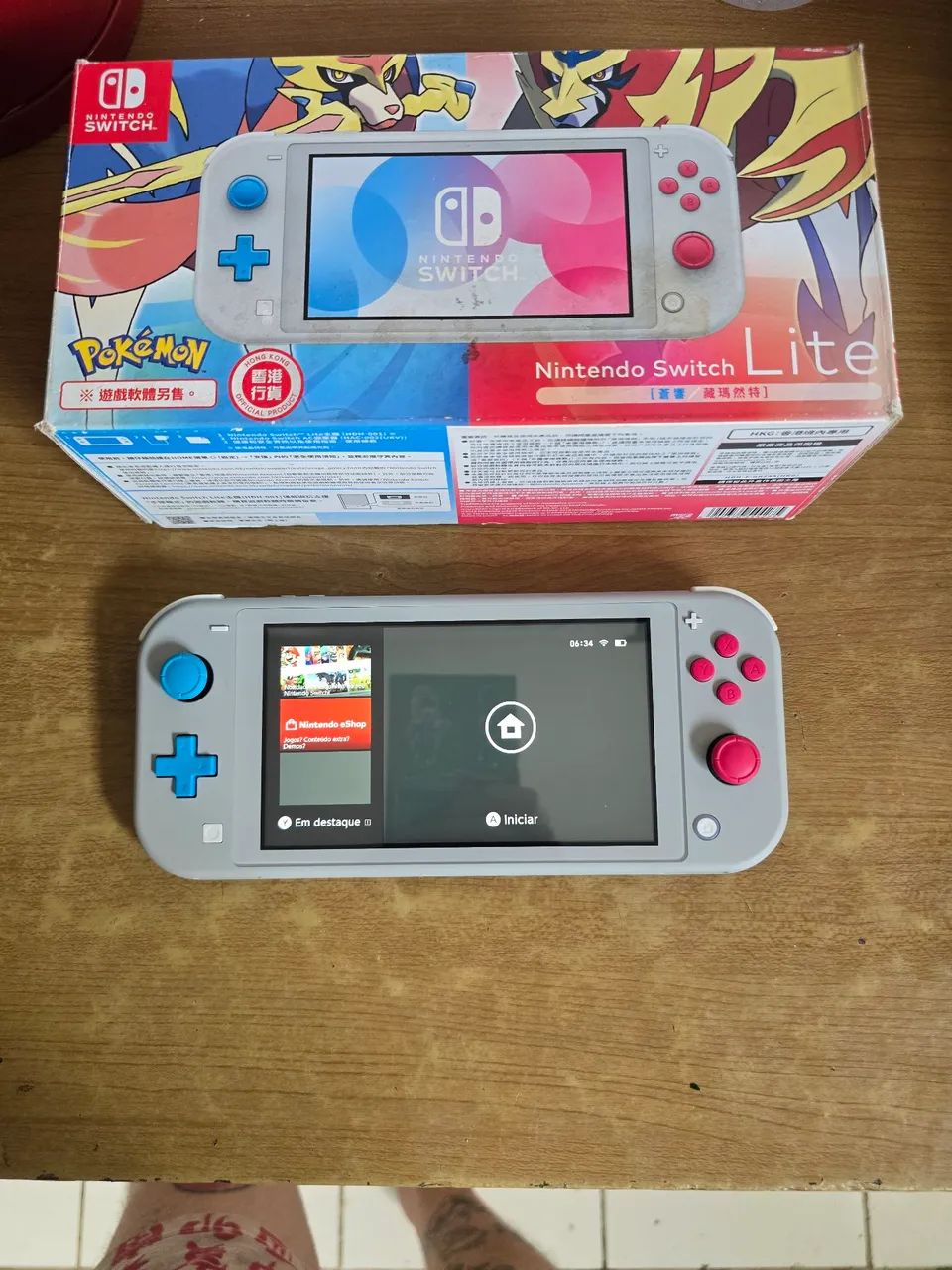 switch lite edição especial e rara de pokemon