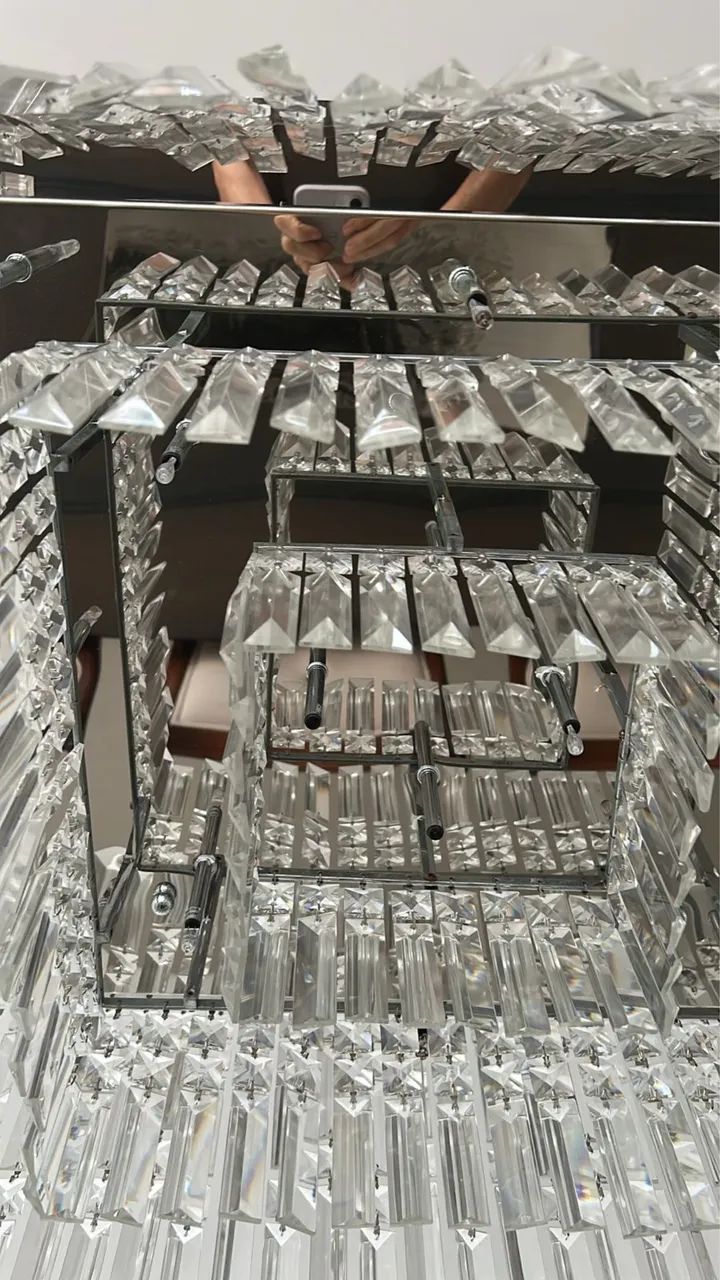 Elegante Lustre de Cristal - Foto 2