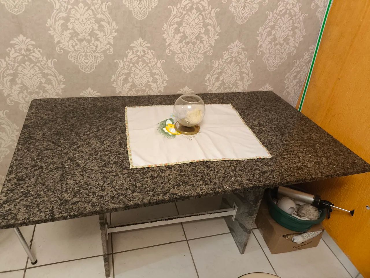 Mesa de mármore 140x80cm - Foto 3