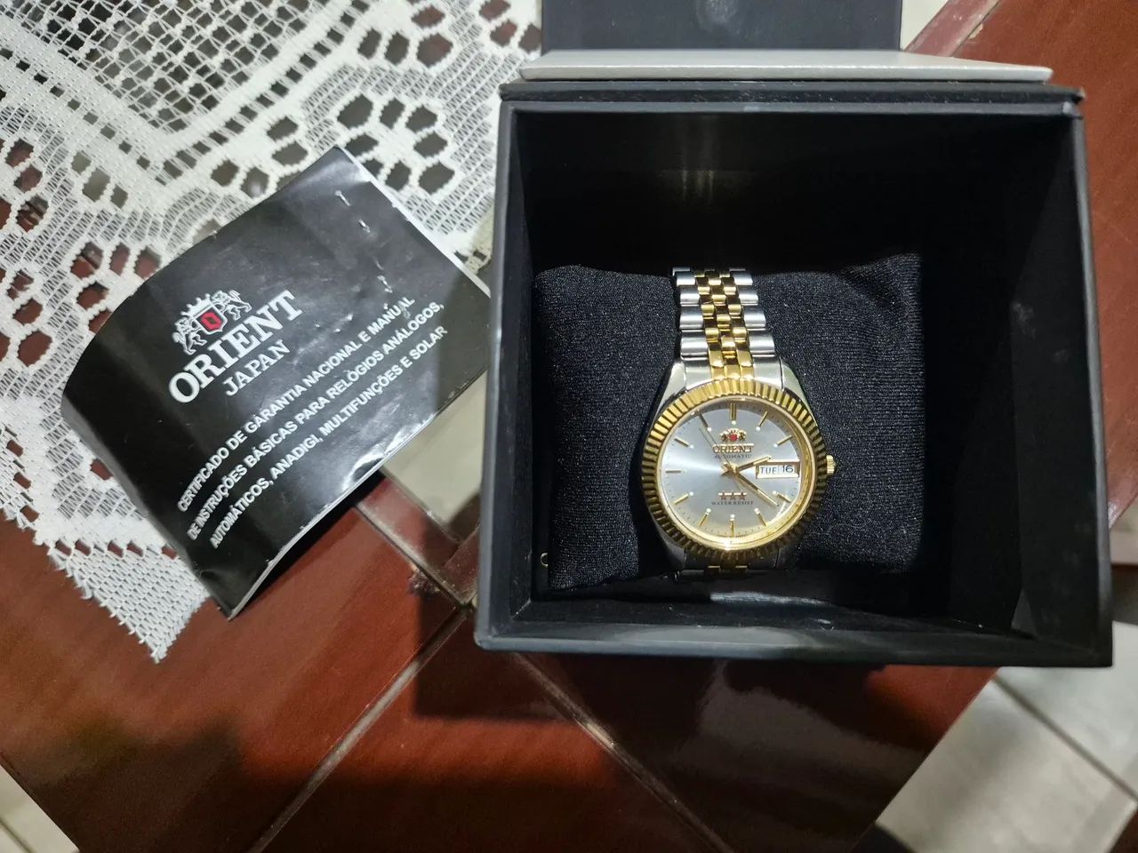 Relogio Orient 'President' Bicolor