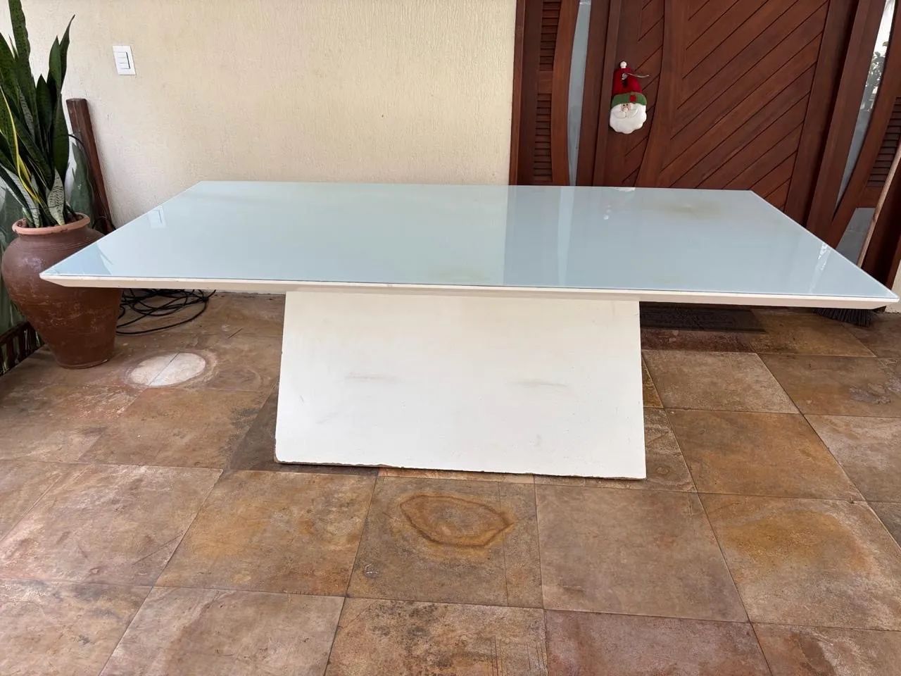 Vendo mesa de jantar usada para oito lugares. - Mesas - Candelária ...