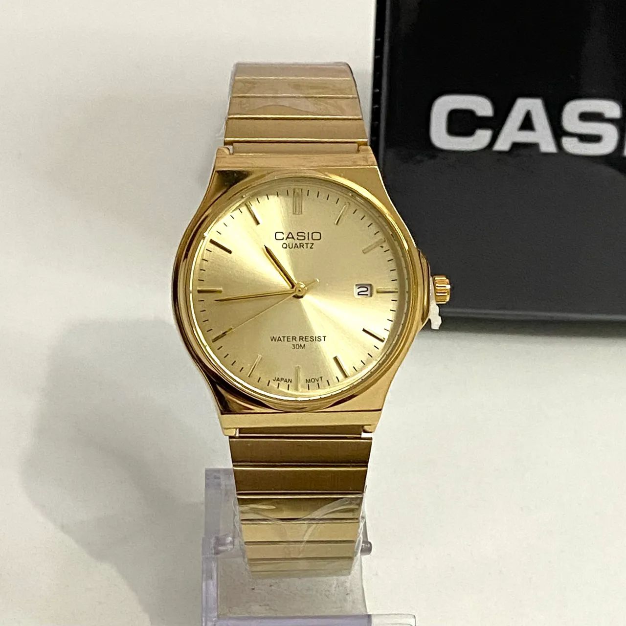 Relógio Casio vintage A180 dourado novo