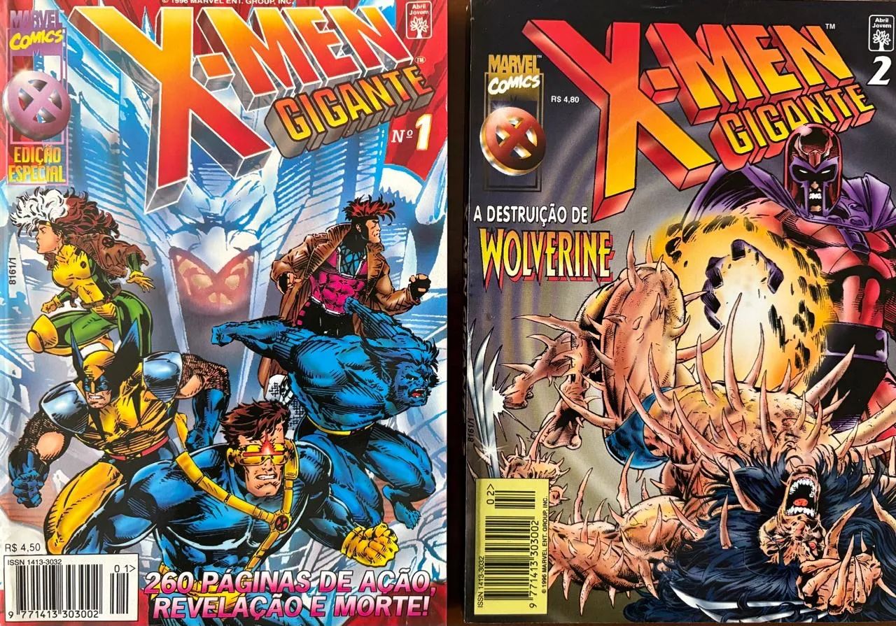 X-Men e Wolverine - 9 REVISTAS, quadrinhos clássicos Editora Abril - Foto 4