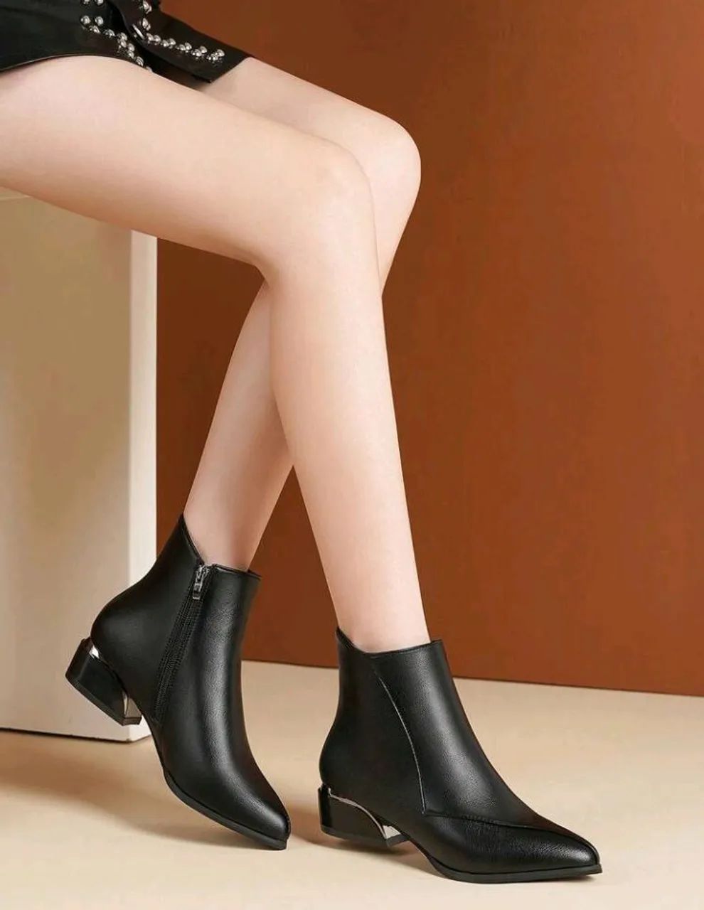 Bota feminina  cano curto - Foto 4