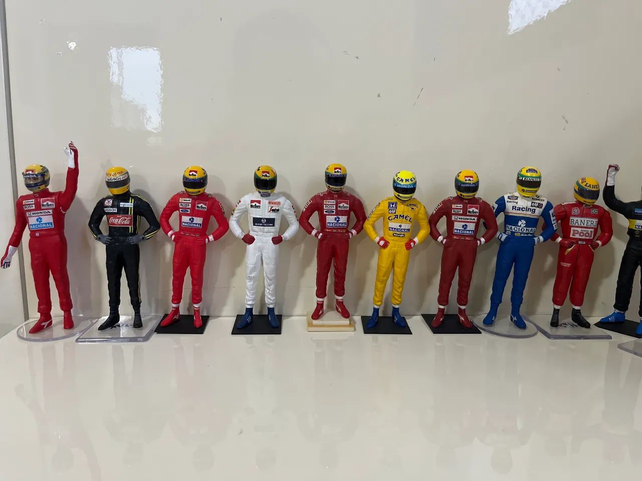 Ayrton Senna Fórmula 1 Mini Estátuas  - Foto 2