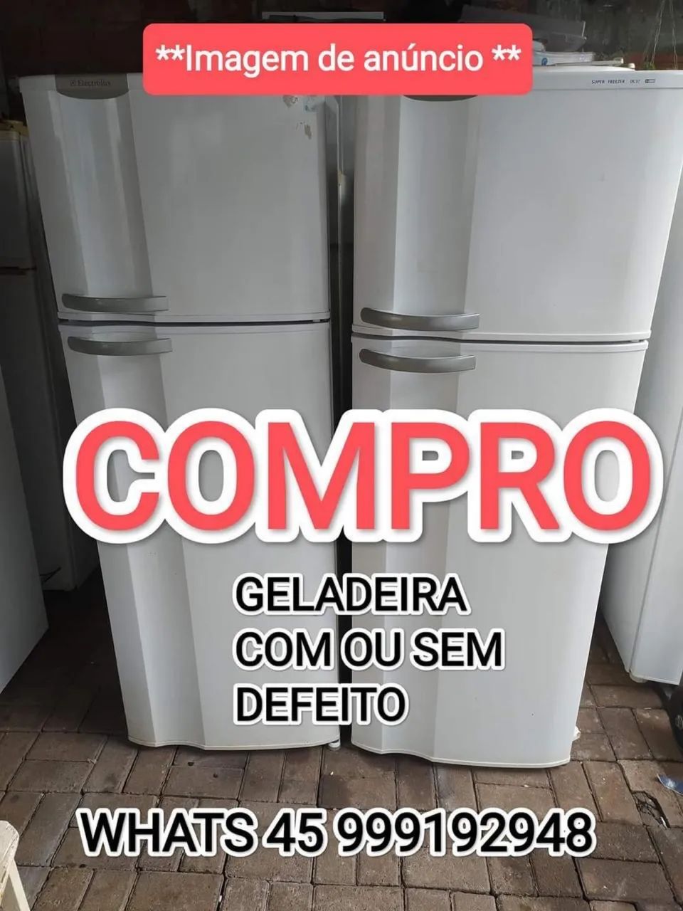 Geladeira usada 